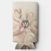 Persoonlijk Flamingo Monogram (Achterkant)