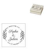 Persoonlijk, Floral, Bedwinging Rubberstempel (Gestempeld)