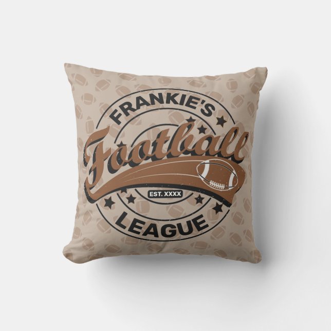Persoonlijk Football League Player-team Kussen (Voorkant)