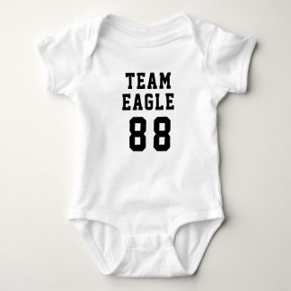 Persoonlijk Football op locatie en nummer van Baby Romper