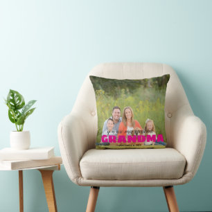 Persoonlijk Fotocadeau OMA Cadeau Kussen