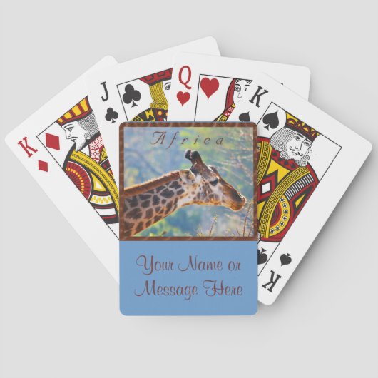 Persoonlijk fotodeck voor kaarten Uw foto (Achterkant)