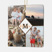 Persoonlijk fotogeheugen keramisch ornament (Links)