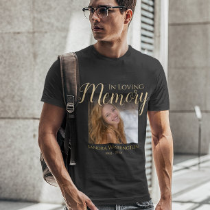 Persoonlijk Fotografie Herdenkings T-Shirt