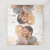 Persoonlijk fotohuwelijk (Buitenkant ongevouwen)