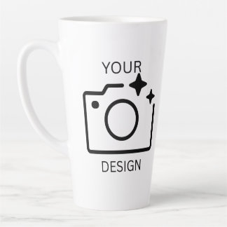 Persoonlijk Fotologo Verjaardagscadeau Zakelijk  Latte Mok