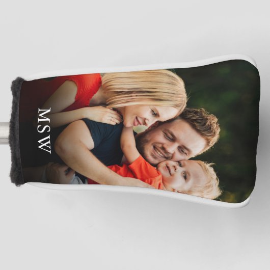Persoonlijk Fotomonogram Golfheadcover (Voorkant)