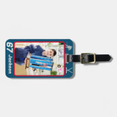 Persoonlijk fotonaamnummer Hockey Bag-Label Bagagelabel (Voorkant horizontaal)