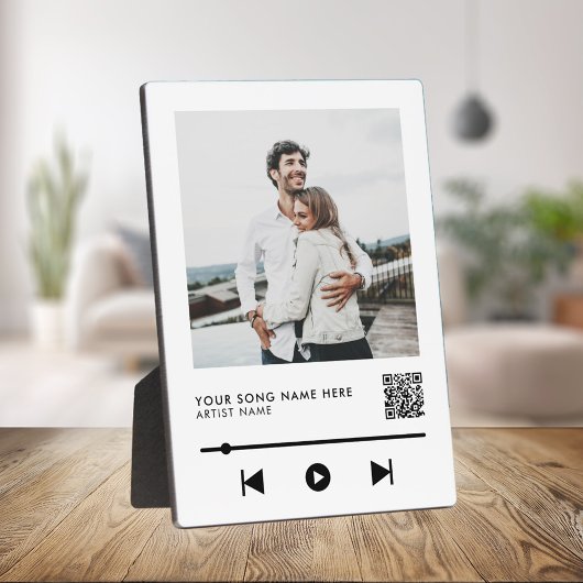 Persoonlijk fotopaar-liefdeslied fotoplaat