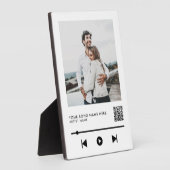 Persoonlijk fotopaar-liefdeslied fotoplaat (Zijkant)