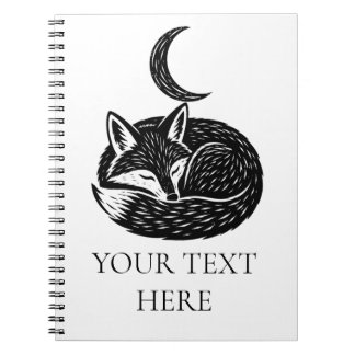 Persoonlijk Fox & Halve Maan Notitieboek 