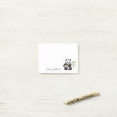 Persoonlijk Funny Fat Panda-blocnote Post-it® Notes (Op bureau)