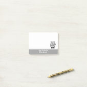 Persoonlijk Funny Fat Pig Post-it® Notes (Op bureau)