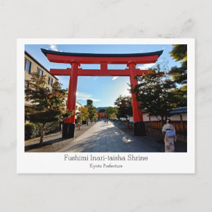 Persoonlijk, Fushimi Inari-taisha Schrijn, Japan Briefkaart