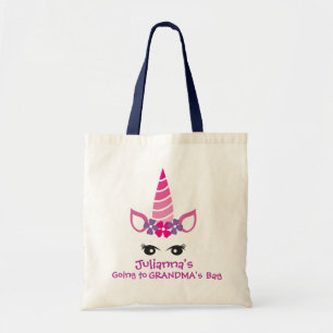 Persoonlijk ga je naar oma-tassen voor meisjes tote bag