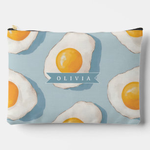 Persoonlijk Gebakken Eipatroon Pret Blauw Grappig Etui