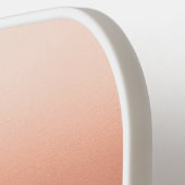 Persoonlijk Gebrandmerkte Chic Roze Gouden Pickleb Pickleball Paddle (Links Detail)