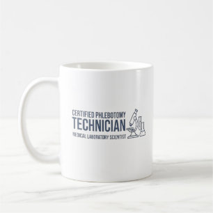 Persoonlijk gecertificeerd geschenk voor een flebo koffiemok
