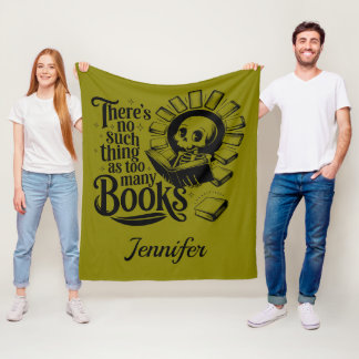 Persoonlijk Geen Zoiets Te Veel Boekenwurm Fleece Deken