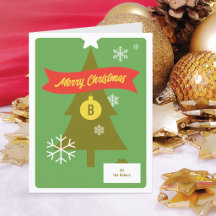 Persoonlijk Gegraveerde Kerst-Icoon Vouw Kerstkaar