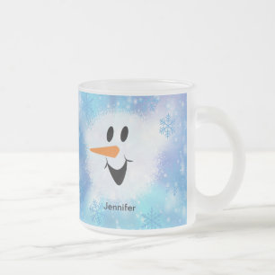 Persoonlijk geluid Snowman Matglas Koffiemok