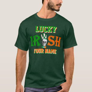 Persoonlijk gelukkig Irish St Patrick's day T-shirt
