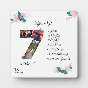 Persoonlijk gelukkig Jubileum met de collage van d Fotoplaat