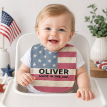 Persoonlijk Gemaakt in de VS Amerikaanse Vlag Baby