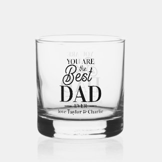 Persoonlijk gemaakt, je bent de beste ooit whisky glas