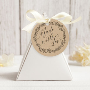 Persoonlijk Gemaakt met liefde Boerderij Bedankjes Labels