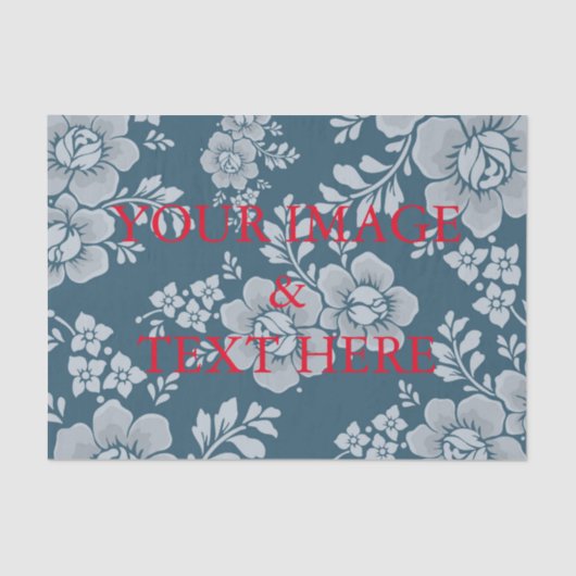 Persoonlijk Gepersonaliseerd u uw eigen fotoweefse Tissuepapier (Voorkant)