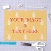 Persoonlijk Gepersonaliseerd u uw eigen fotoweefse Tissuepapier (Craft)