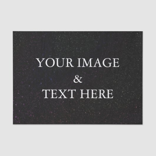 Persoonlijk Gepersonaliseerd u uw eigen fotoweefse Tissuepapier (Voorkant)