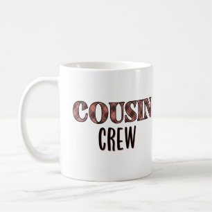 Persoonlijk geruite patroon neef/neef crew koffiemok