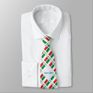 Persoonlijk Geschenk Italiaanse Vlag Republiekdag Stropdas