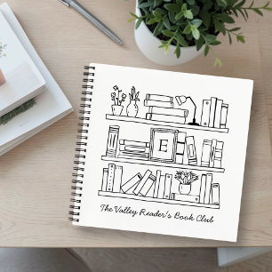 Persoonlijk geschenk voor boekenclub: spiraalnotit notitieboek
