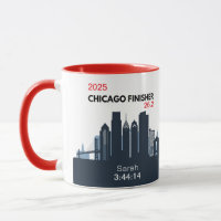 Persoonlijk geschenk voor Chicago Marathon-deelnem