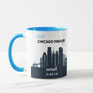 Persoonlijk geschenk voor Chicago Marathon-deelnem Mok