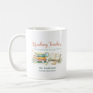 Persoonlijk Geschenk voor Leesleraar Koffiemok