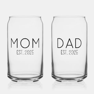 Persoonlijk Geschenk voor Nieuwe Ouders - Eersteke Blikvorm Glas