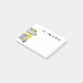 Persoonlijk geschenk voor schoolbuschauffeur post-it® notes (Schuin)