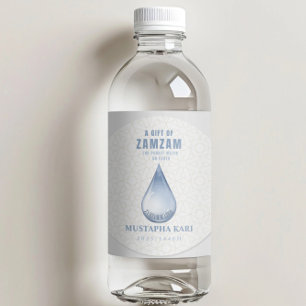 Persoonlijk geschenk ZamZam-water Heilige water op Ronde Sticker