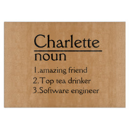 Persoonlijk gesneden snijplank Trouw Charcuterie C