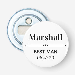 Persoonlijk Getuige Button Flesopener