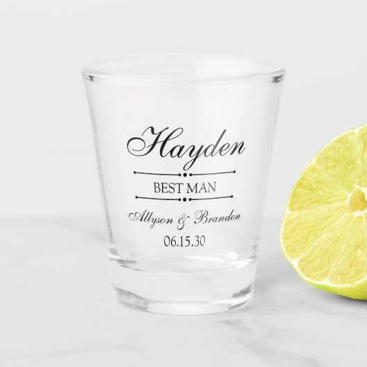 Persoonlijk Getuige Shot Glas (Voorkant)