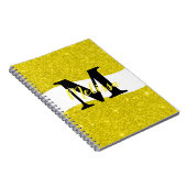Persoonlijk glitter notitieboek (Rechterzijde)