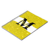 Persoonlijk glitter notitieboek (Linkerzijde)