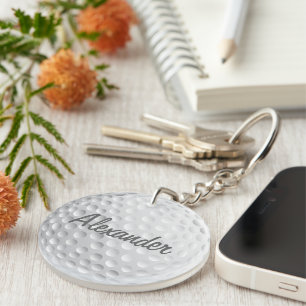 Persoonlijk Golf Ball Sleutelhanger