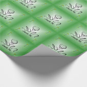 Persoonlijk Golf Cadeaupapier (Hoek)