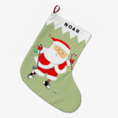Persoonlijk Golf Grote Kerstsok (Voorkant (Hangend))